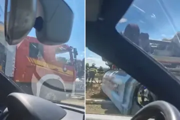 Prevrnuo se kamion na autocesti A3 između Okučana i Novske: Osvanula jeziva snimka