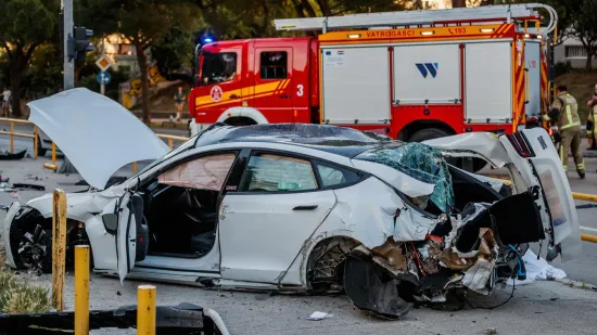 Pogledajte prizore teške prometne nesreće u Splitu: 'Okrenuo se u zraku i naletio na ženu'