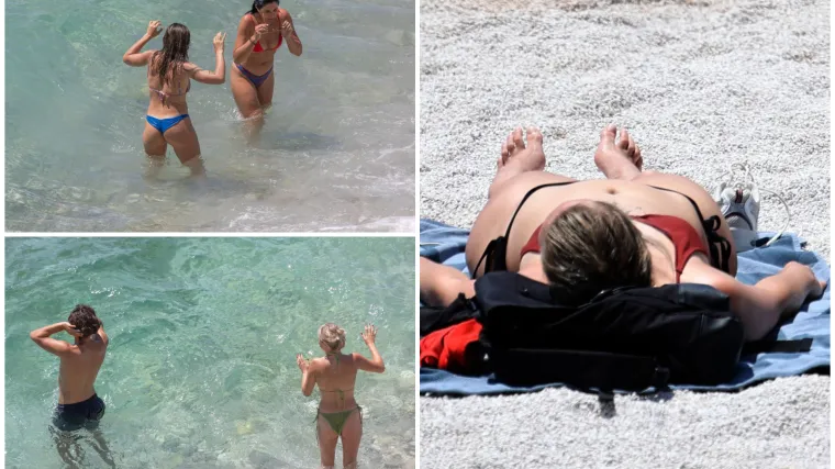 Vrućine izmamile ljude na plaže, a pazite gdje su Slavonci potražili osvježenje