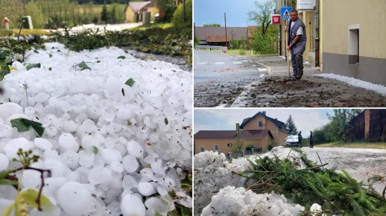 Olujna ćelija pogodila susjede, zasula ih gigantska tuča: 'Uklanjali smo je bagerom'