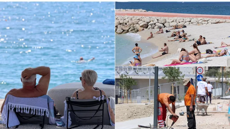 Sunce, more i žnjanska vibra: Pogledajte kako izgleda dan na novoj splitskoj plaži